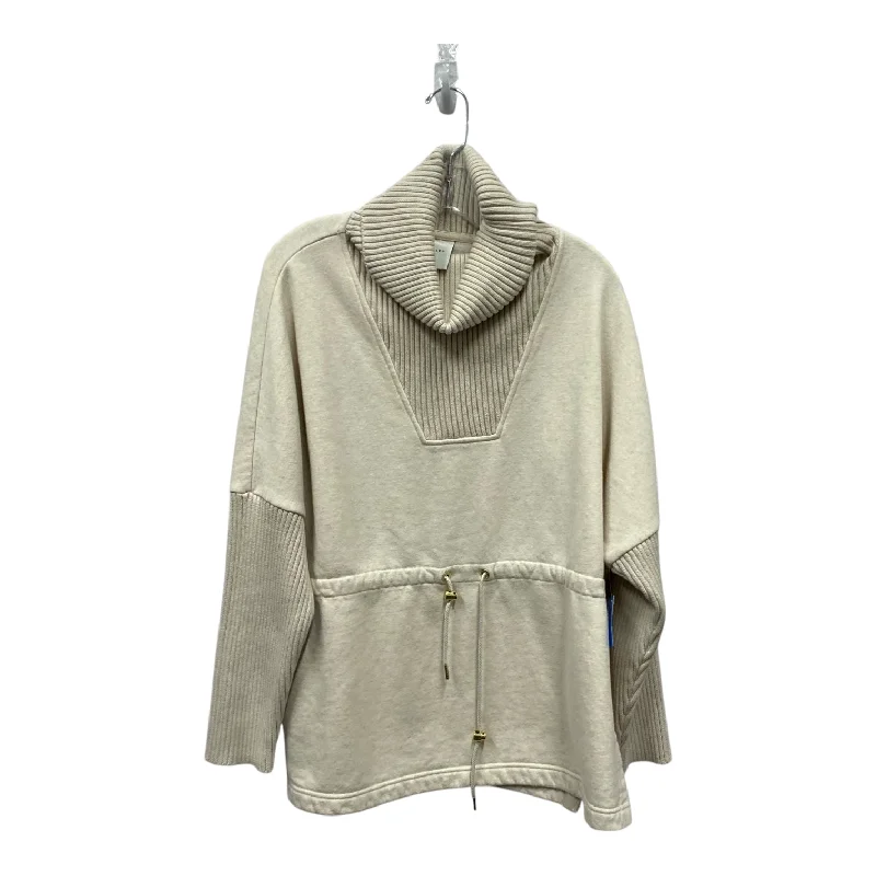 Sweatshirt Collar By Varley In Beige, Size:M