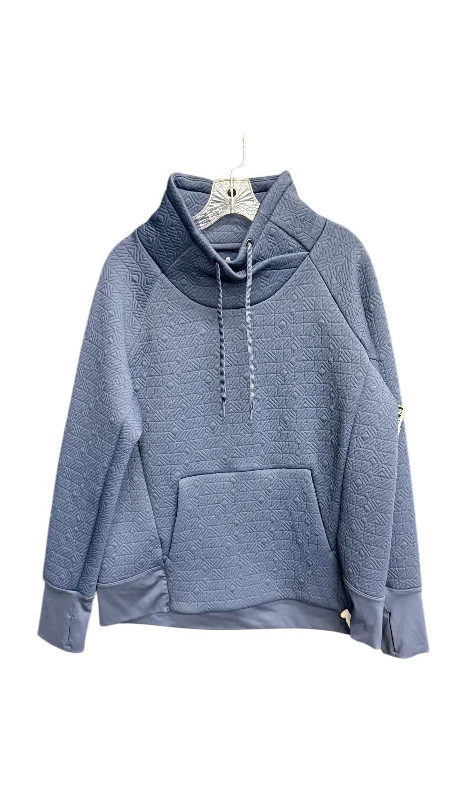 Athletic Sweatshirt Collar By Athleta In Blue, Size: L