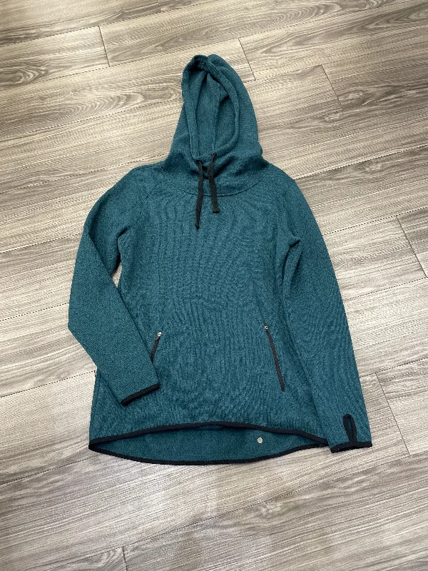 Sweatshirt Hoodie By Old Navy In Teal, Size: L