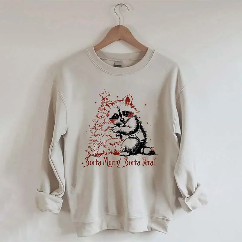 Sorta Santa Sorta Feral Sweatshirt