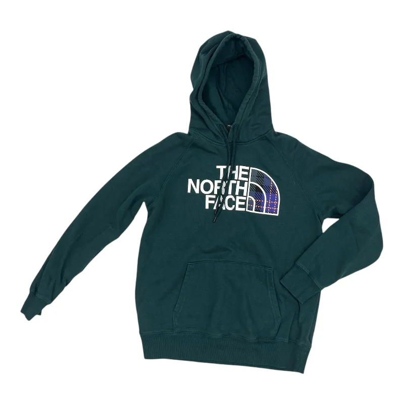 Sweatshirt Hoodie By The North Face In Green, Size:M