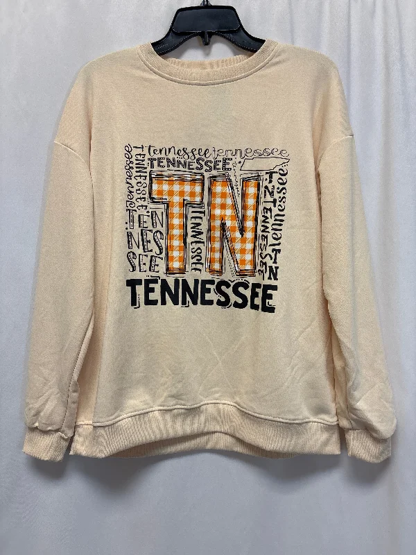 Sweatshirt Crewneck By Clothes Mentor In Yellow, Size: L