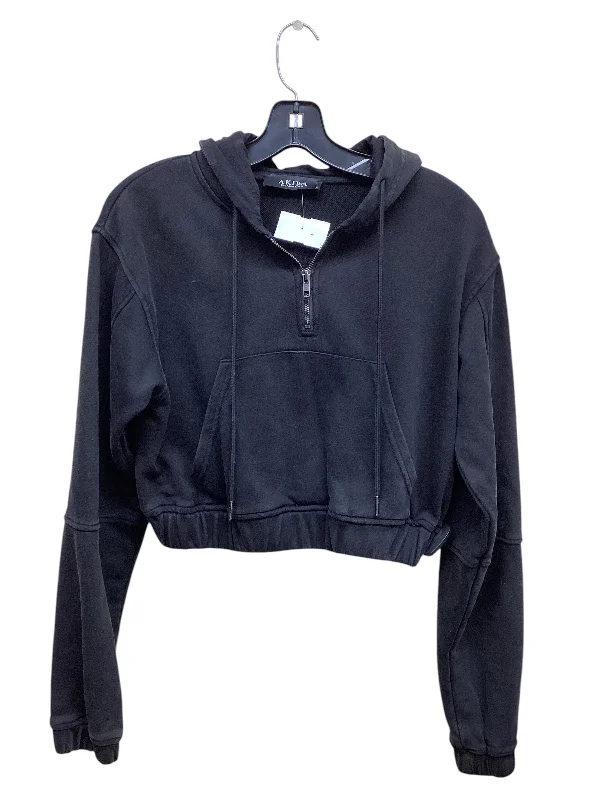 Sweatshirt Hoodie By Akira In Black, Size: S