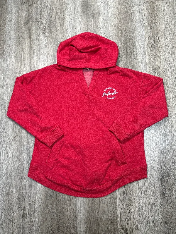 Sweatshirt Hoodie By UG Apparel In Red, Size: S