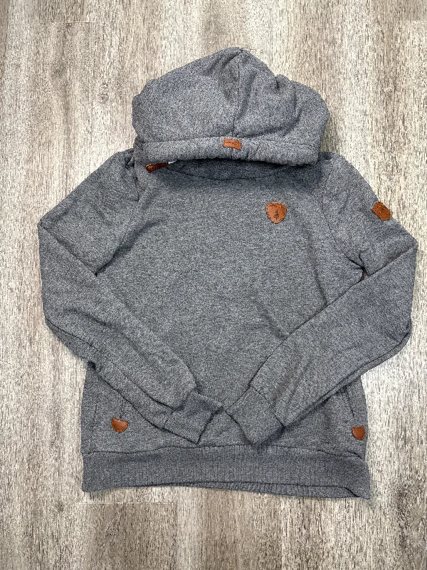 Sweatshirt Hoodie By Wanakome In Grey, Size: L