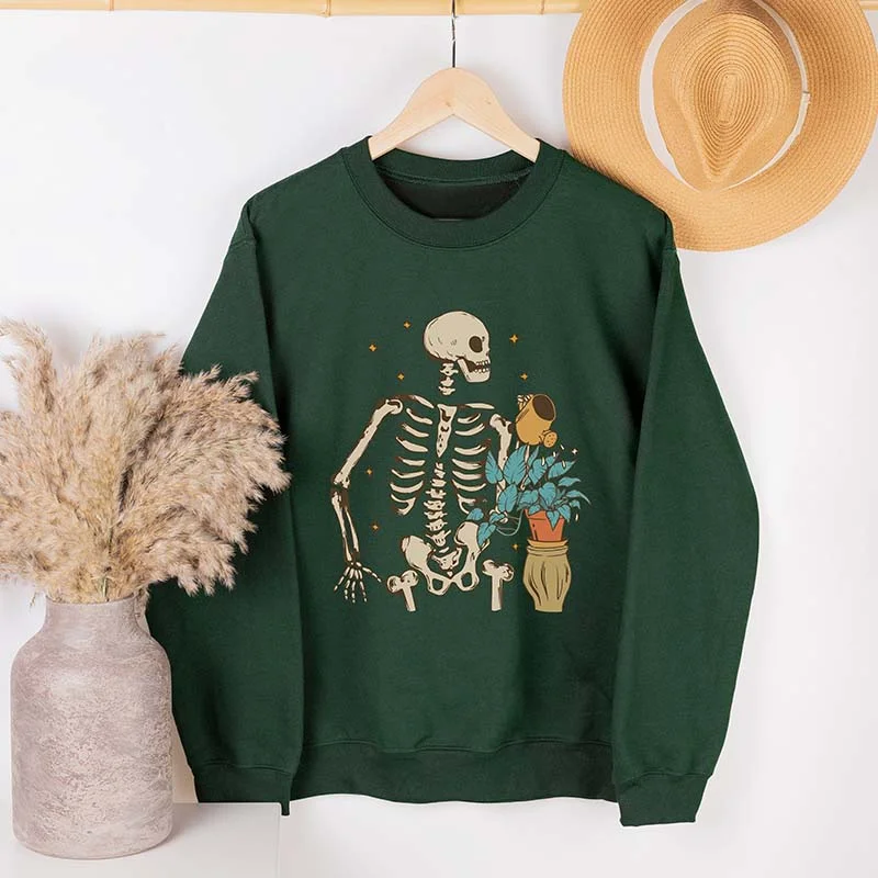 Skeleton Plant The Gardener Sweatshirt