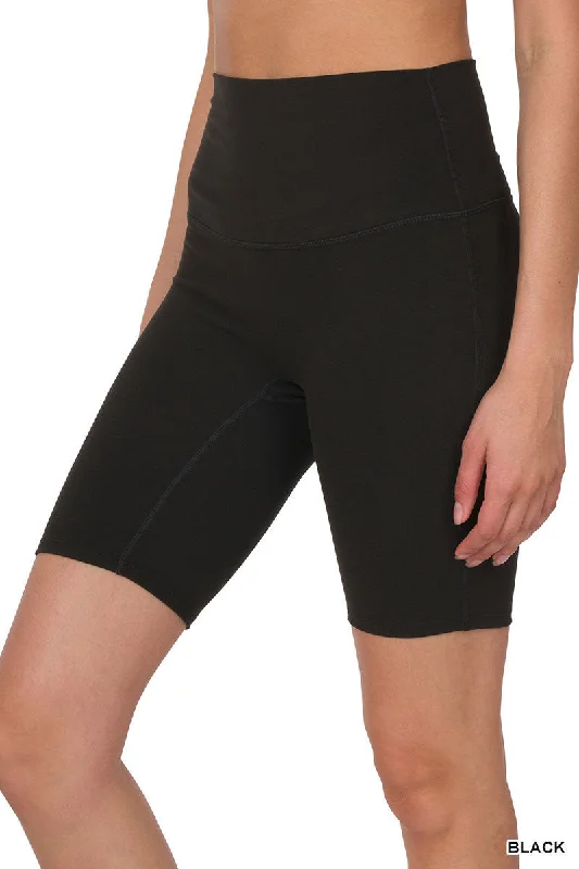 Black Biking Shorts