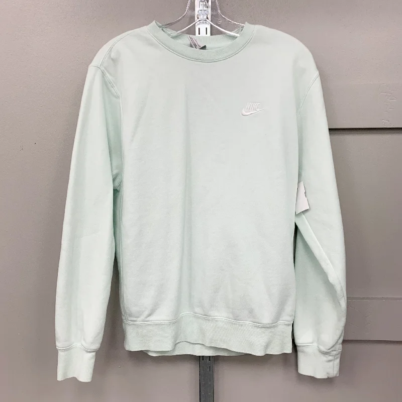 Sweatshirt Crewneck By Nike Apparel In Green, Size: S