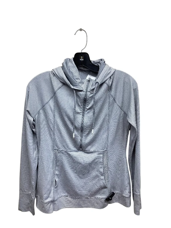 Sweatshirt Hoodie By Athleta In Grey, Size: S