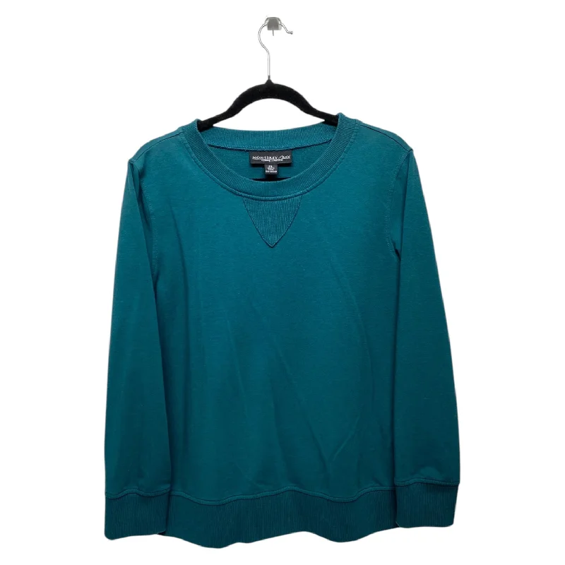 Athletic Sweatshirt Crewneck By Monterey Bay In Green, Size: Lp