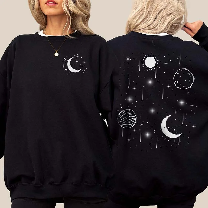 Celestial Moon Astrological Sweatshirt