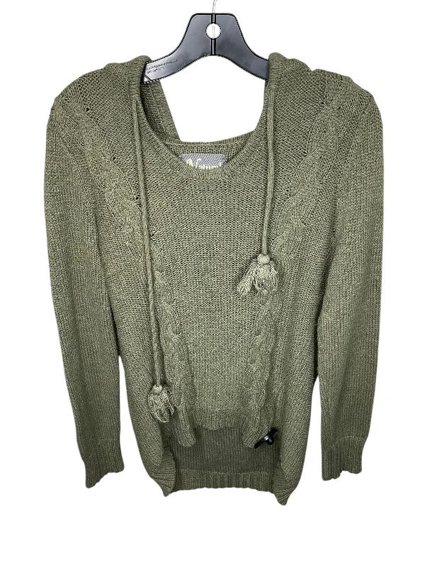 Sweatshirt Hoodie By Natural Reflections In Green, Size: M