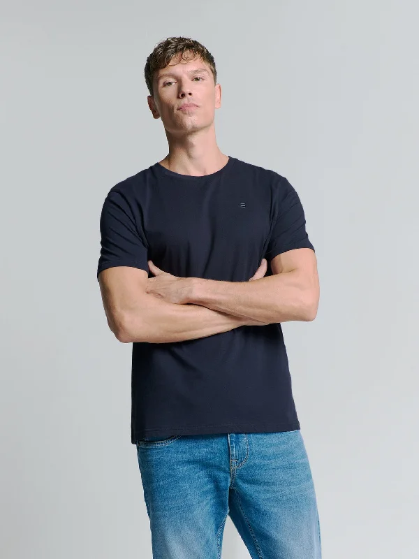 Basic roundneck T-Shirt | Blueberry