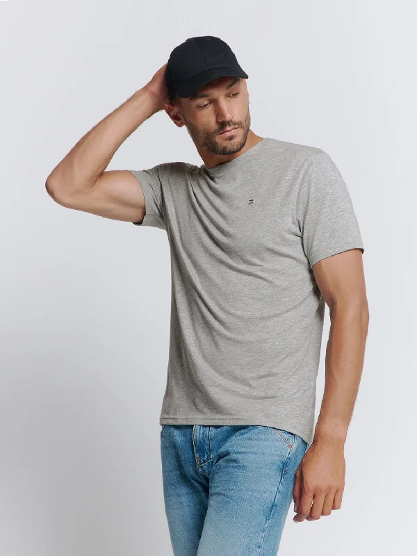 Basic roundneck T-Shirt | Grey Melange