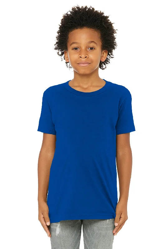 Bella + Canvas Youth Jersey Short Sleeve Crewneck T-Shirt - True Royal Blue