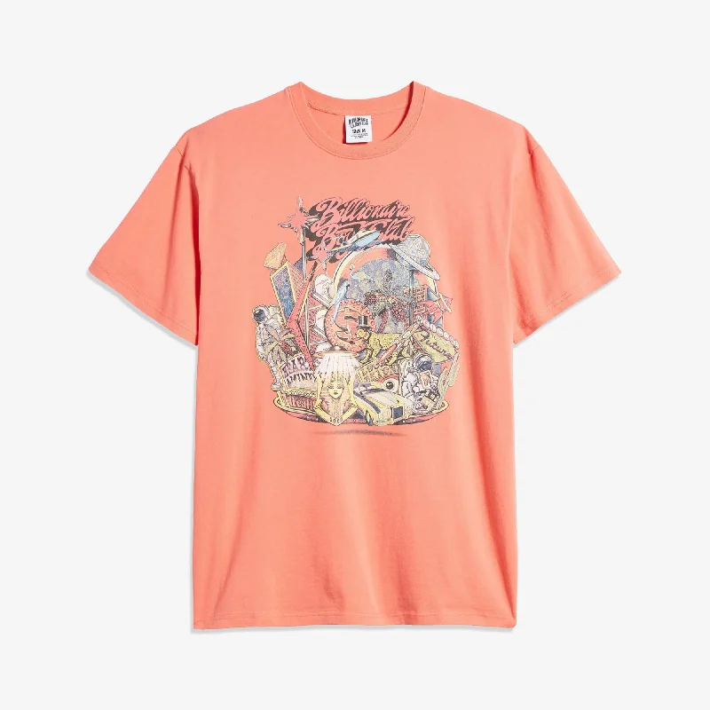 BILLIONAIRE BOYS CLUB | BB FLOATING CITY SS TEE { PORCELAIN ROSE