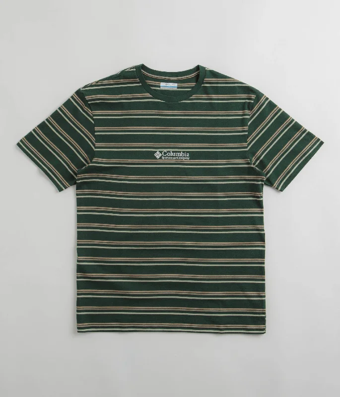 Columbia Somer Slope Striped T-Shirt - Spruce