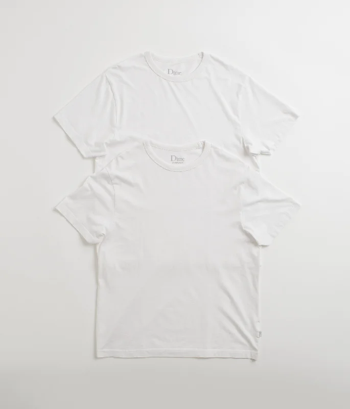 Dime T-Shirts (2 Pack) - White