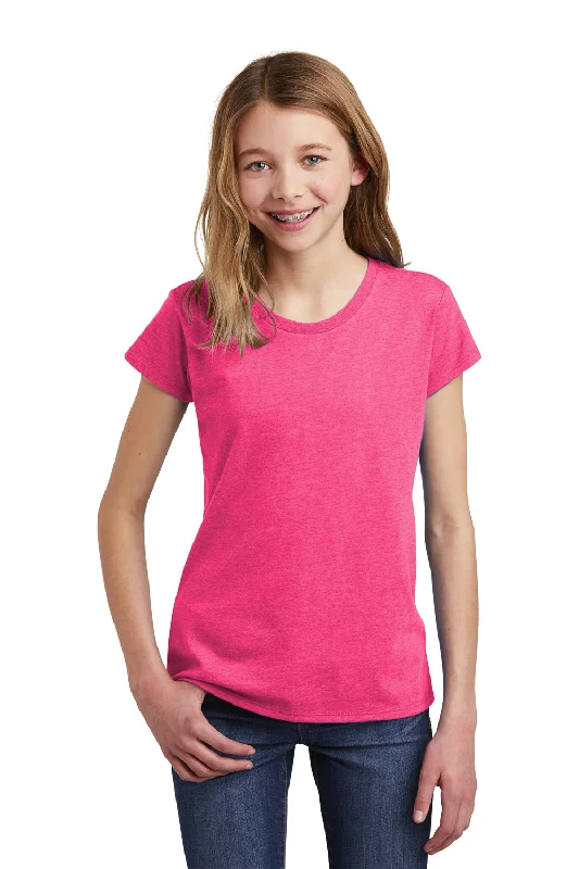 District Youth Very Important Short Sleeve Crewneck T-Shirt - Fuchsia Pink Frost