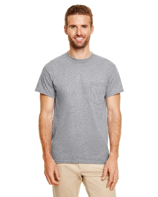 Gildan DryBlend 50/50 Pocket T-Shirt | Graphite Heather