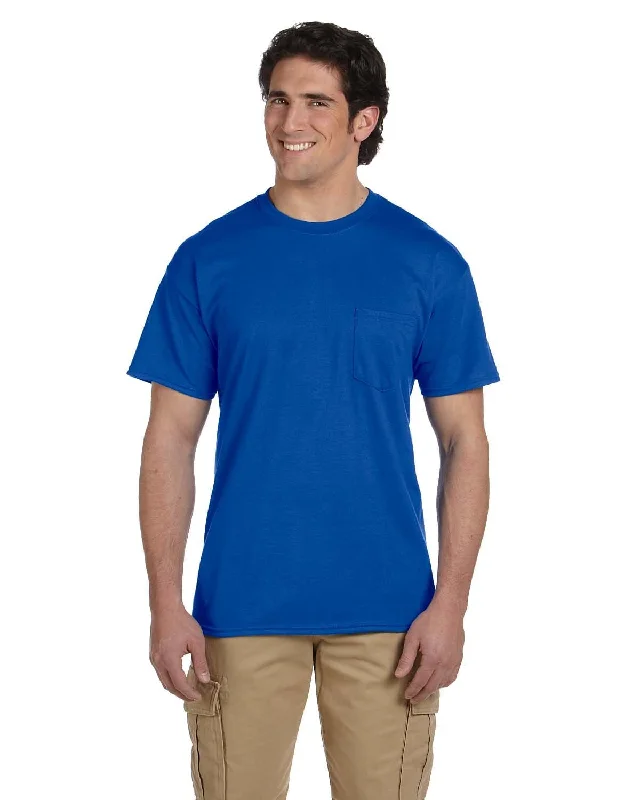 Gildan DryBlend 50/50 Pocket T-Shirt | Royal