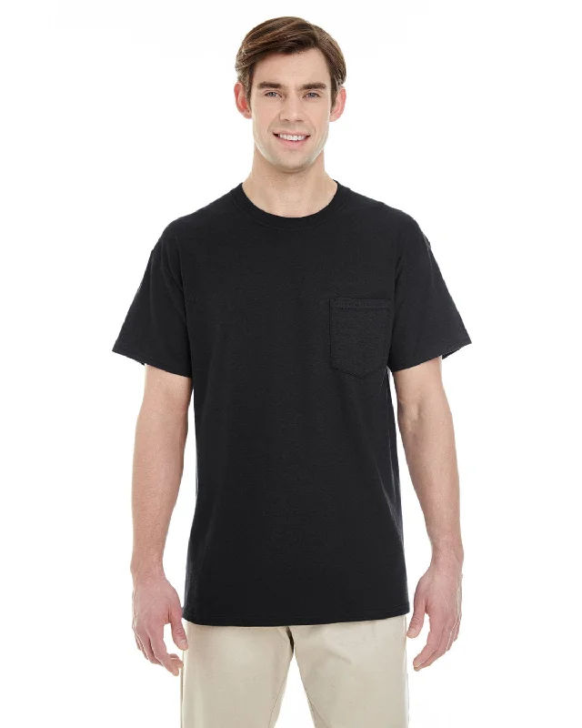 Gildan Pocket T-Shirt | Black