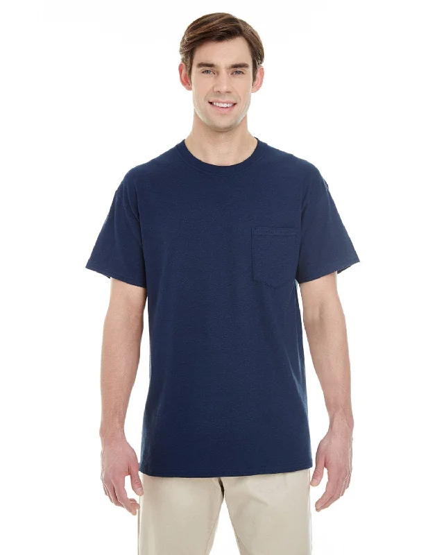 Gildan Pocket T-Shirt | Navy