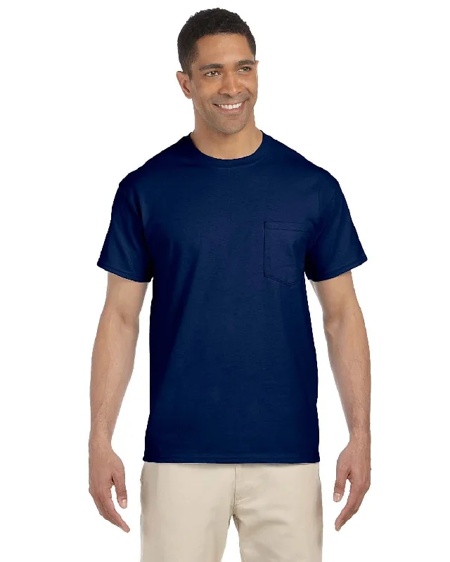 Gildan Ultra Cotton Pocket T-Shirt | Navy