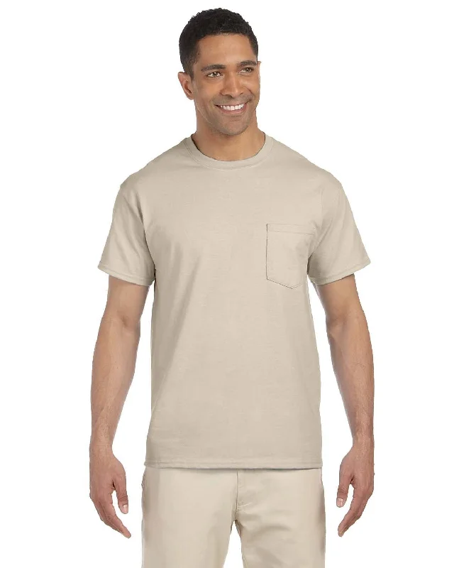 Gildan Ultra Cotton Pocket T-Shirt | Sand