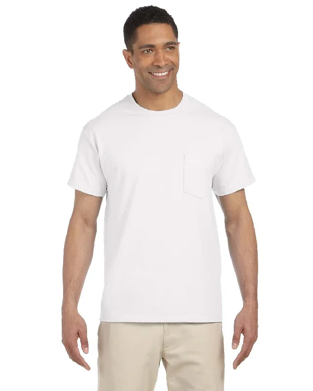 Gildan Ultra Cotton Pocket T-Shirt | White