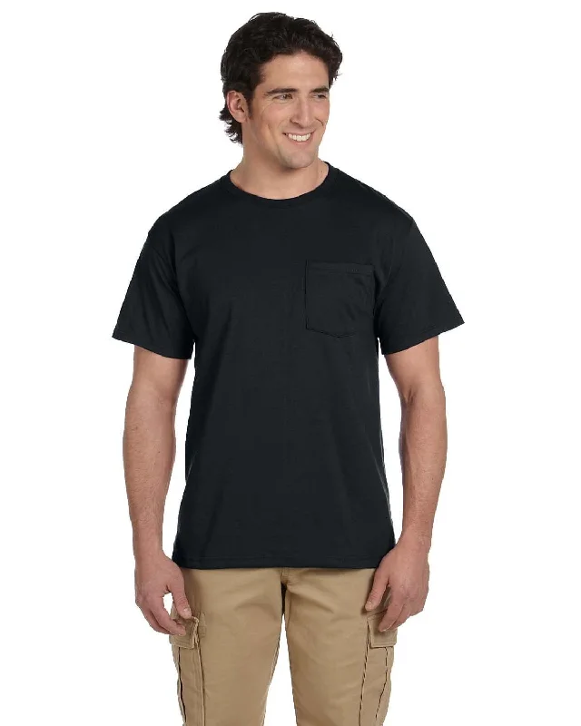 Jerzees 50/50 Pocket T-Shirt | Black