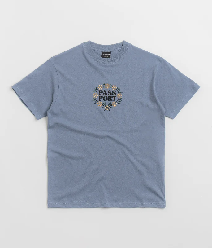 Pass Port Wattle T-Shirt - Stonewash Blue