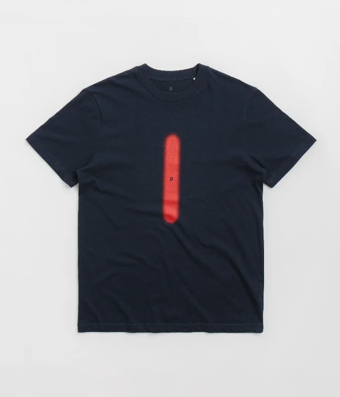 Poetic Collective Neon Spray T-Shirt - Navy