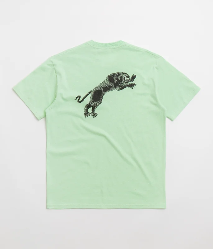 Polar Tape and Panther T-Shirt - Mint Green