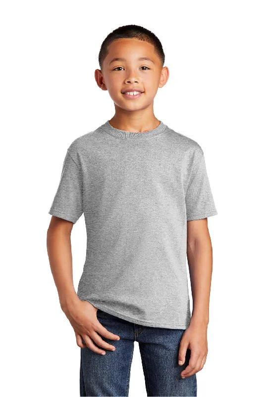 Port & Company Youth Core Short Sleeve Crewneck T-Shirt - Ash Grey