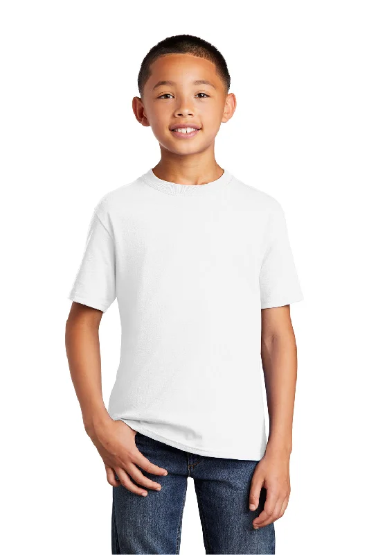 Port & Company Youth Core Short Sleeve Crewneck T-Shirt - White