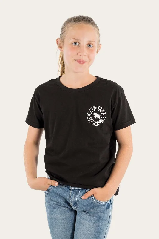 Signature Bull Kids Classic Fit T-Shirt - Black/White