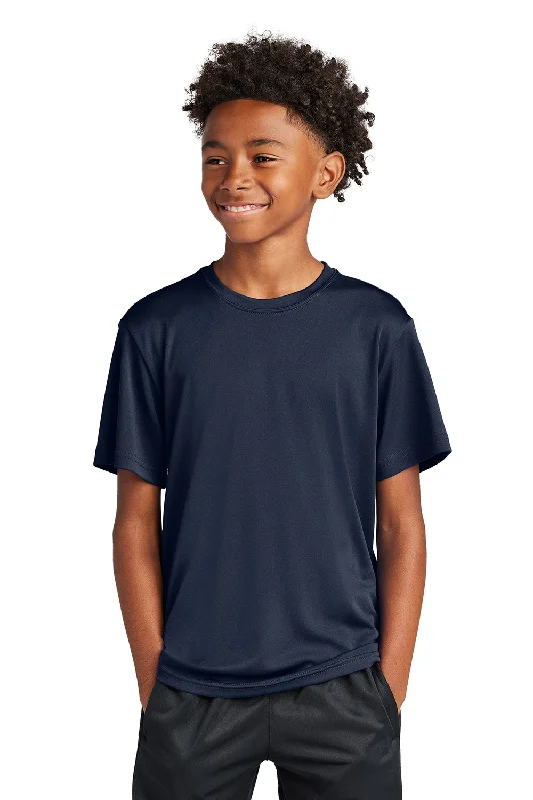 Sport-Tek Youth Competitor Moisture Wicking Short Sleeve Crewneck T-Shirt - True Navy Blue