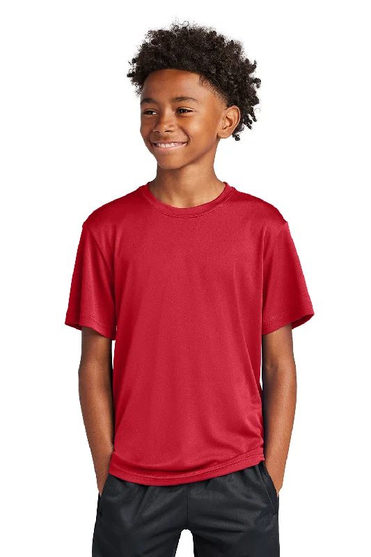 Sport-Tek Youth Competitor Moisture Wicking Short Sleeve Crewneck T-Shirt - True Red