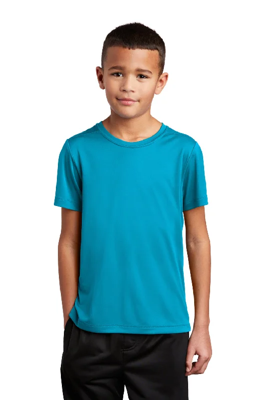 Sport-Tek Youth Moisture Wicking Short Sleeve Crewneck T-Shirt - Sapphire Blue