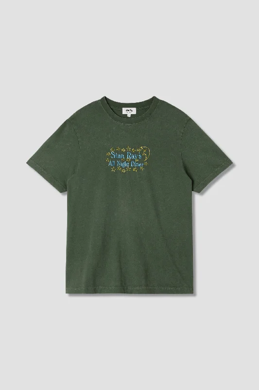 Diner Tee (Washed Olive)