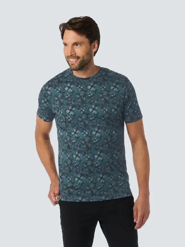 No Excess T-shirt with Floral Print for Stylish Casual Looks | Cloud