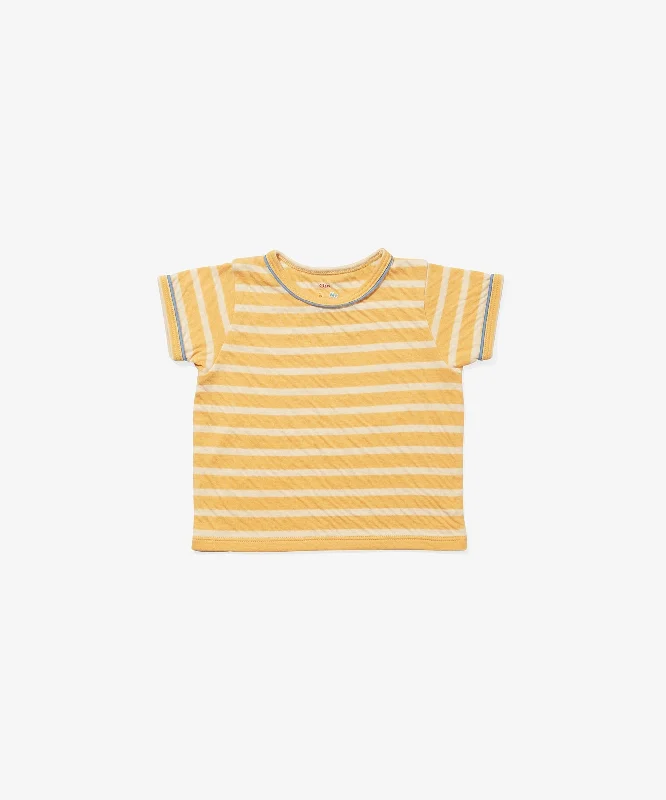 Willie Baby T-Shirt, Yellow Stripe