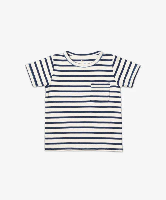 Willie T-Shirt, Navy Stripe