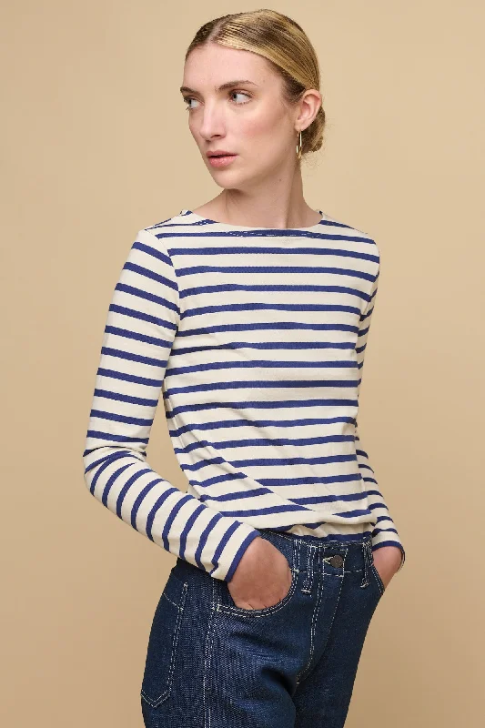 Women's Breton - Ecru/Bright Blue