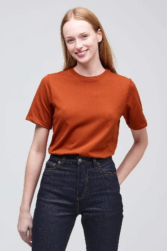 Women's Short Sleeve T Shirt - Cinnamon