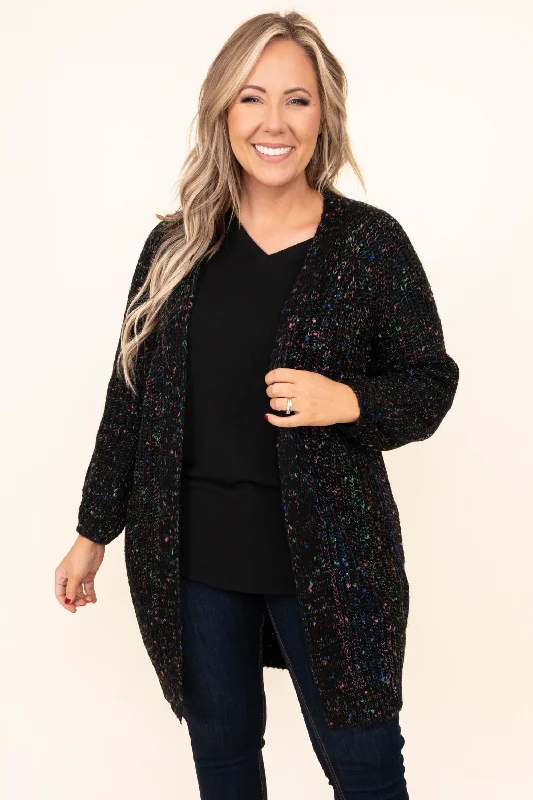 Love Me More Cardigan, Black