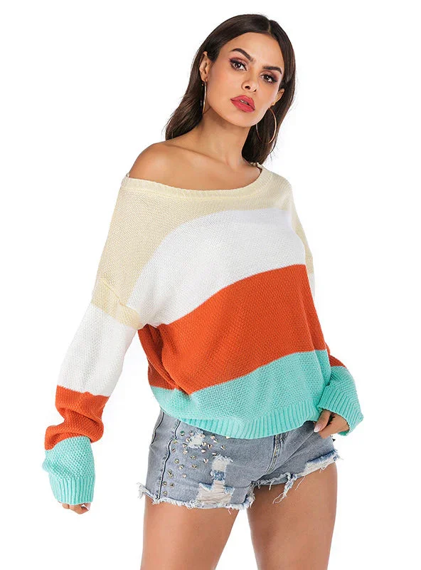 TastyHottie - LOOSE ROUND NECK LONG SLEEVE SWEATER