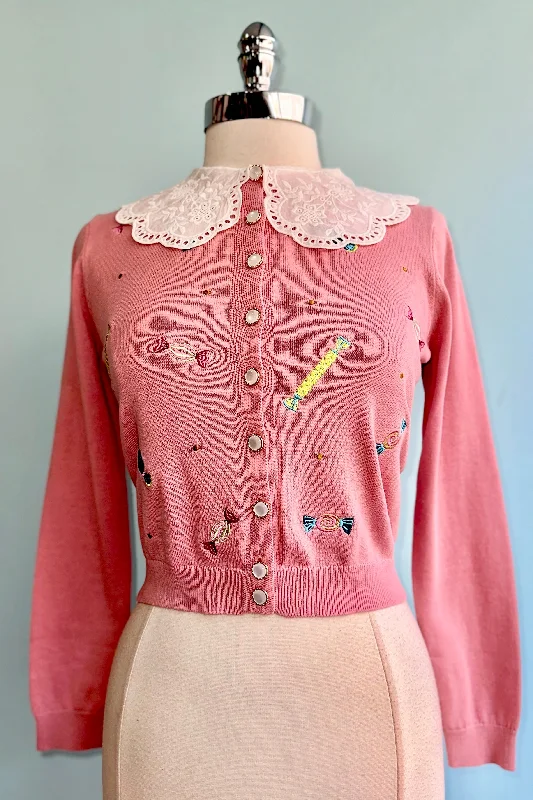 Candy Cardigan in Pink by Banned