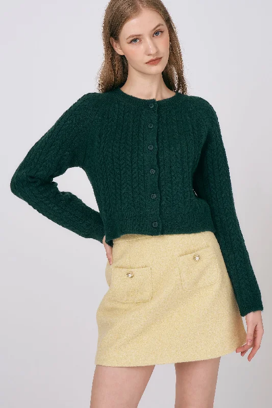 Ellie Cable Knitted Cardigan